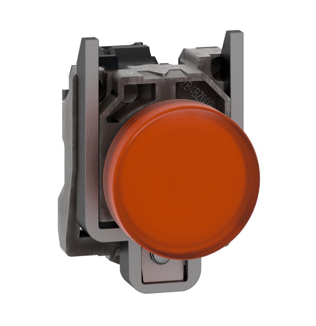 ИндикаторнаяЛампа в сборе Schneider Electric 230-240V AC IP66 серия Harmony XB4 металл Оранжевый (00000059899)