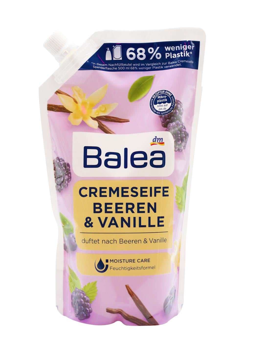 Жидкое крем-мыло Balea Ягоды и Ваниль запаска 500 мл (НФ-00003414)