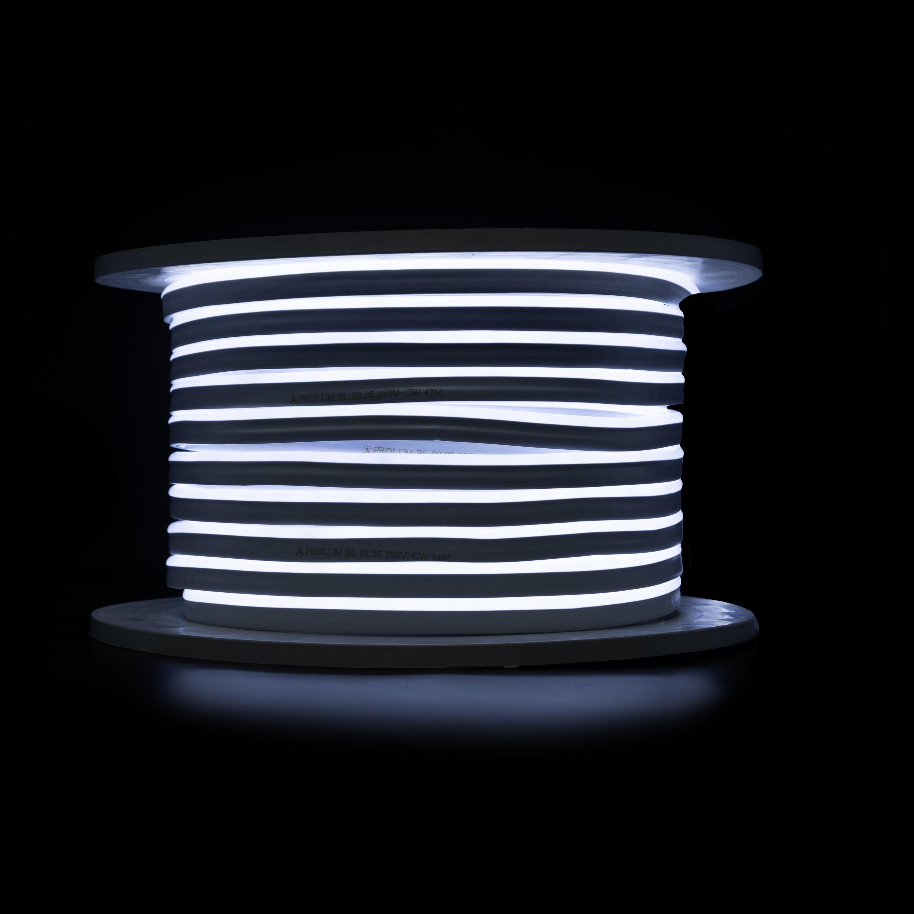 Светодиодная лента неоновая Prolum Series BL 7x14 IP68 220V Белый (160028) - фото 2 Светодиодная лента неоновая Prolum Series BL 7x14 IP68 220V Белый (160028) - фото 2