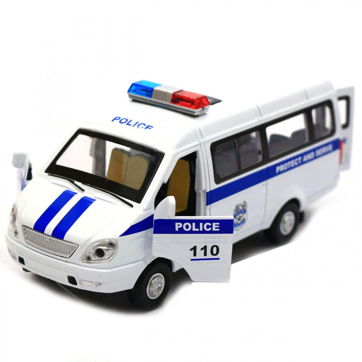 Машинка игрушечная Автопром Полицейская машинка свет/звук (7644)