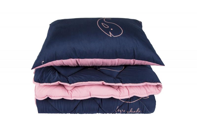 Комплект одеяло полуторное и подушка ТЕП Washed Cotton (5-Washed)