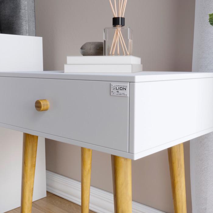 Тумба прикроватная Lion Хьюге-4 Нимфея Альба (26729073) - фото 3 Тумба прикроватная Lion Хьюге-4 Нимфея Альба (26729073) - фото 3