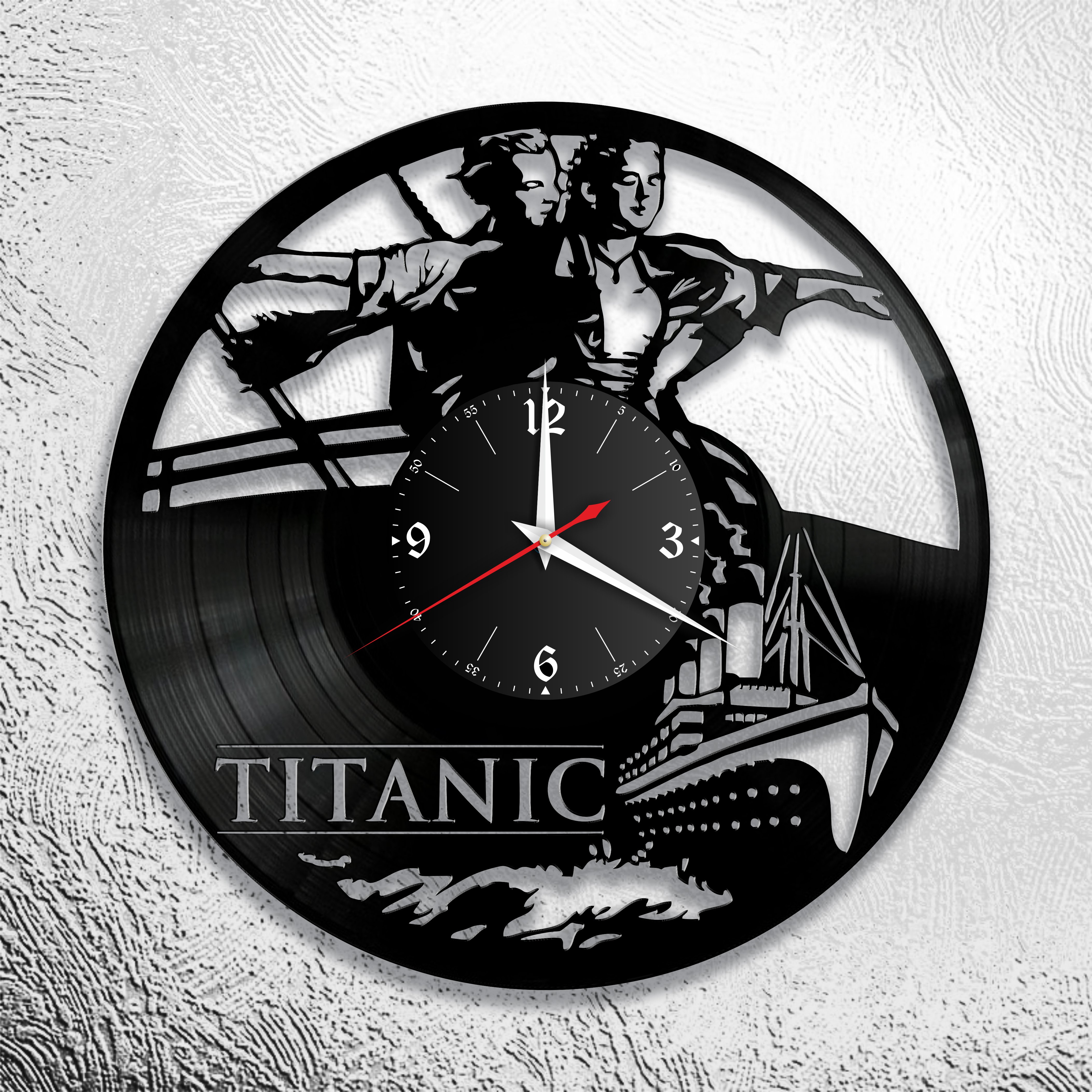 Часы настенные Titanic 0863 из виниловой пластинки