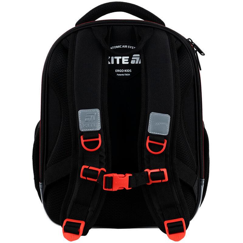 Шкільний рюкзак каркасний KITE Education 555 Hot Wheels 14 л Чорний (HW25-555S) - фото 7