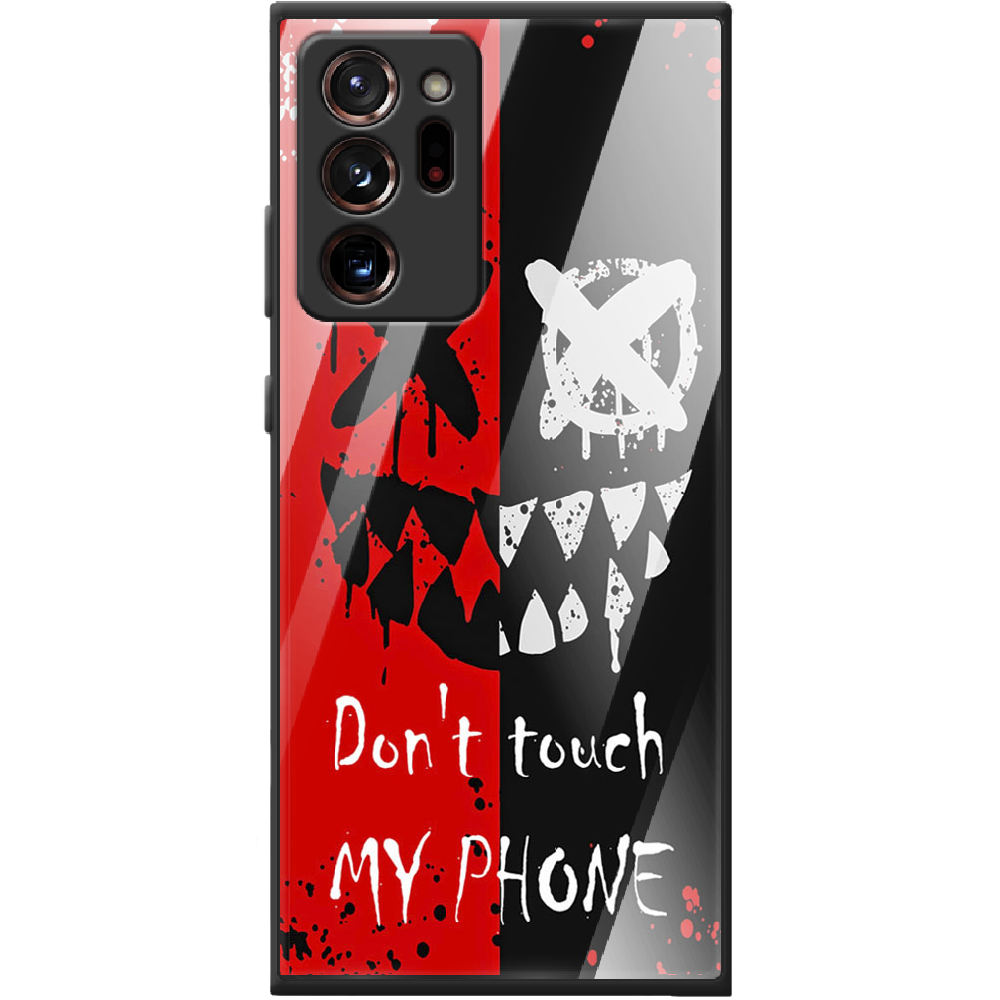 Чехол Boxface Samsung N985 Galaxy Note 20 Ultra Bad Smile Черный силикон со стеклом (40573-up2468-41111)