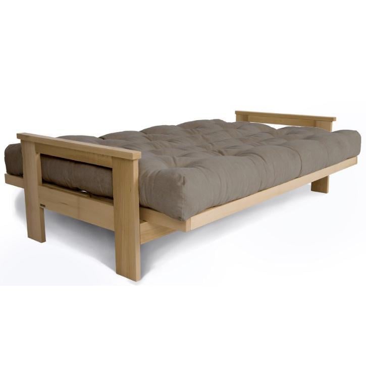 Диван-футон розкладний Woodman Mexico з масиву дерева без покриття Бежевий - фото 2