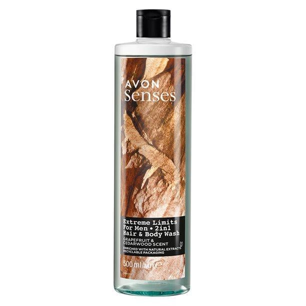 Гель для душа мужской Avon Экстремальный заряд 500 мл (2261115183)