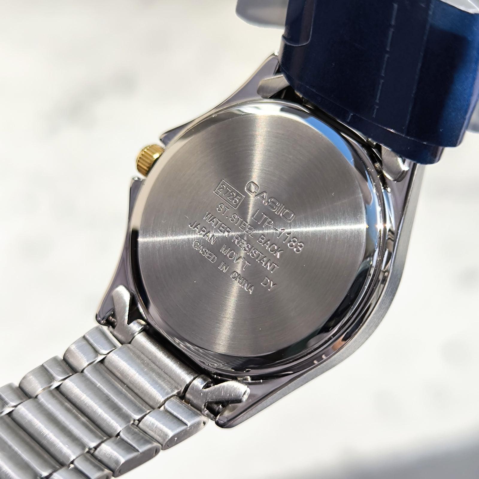 Наручний годинник жіночий Casio LTP-1183G-7A d 28 мм Срібний/Золотий циферблат (LTP-1183G-7A) - фото 6