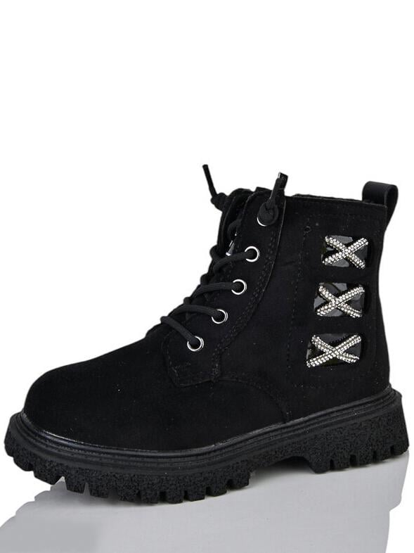 Демісезоні черевики на швидкий шнурівці Paliament BN1559-6B р. 29 Чорний - фото 2 Демісезоні черевики на швидкий шнурівці Paliament BN1559-6B р. 29 Чорний - фото 2