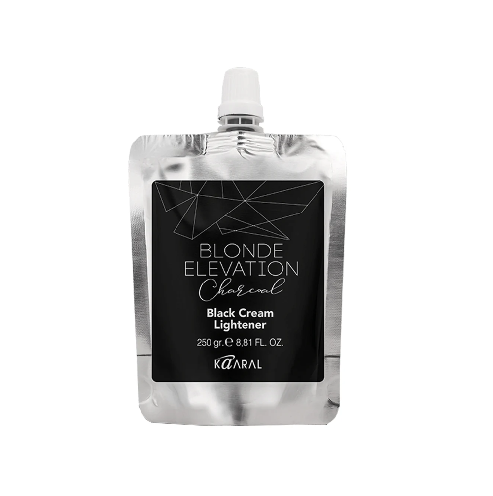Освітлюючі вершки для волосся до 9 рiвня Kaaral Blonde Elevation Charcoal Black Cream Lightener 250 мл Освітлюючі вершки для волосся до 9 рiвня Kaaral Blonde Elevation Charcoal Black Cream Lightener 250 мл
