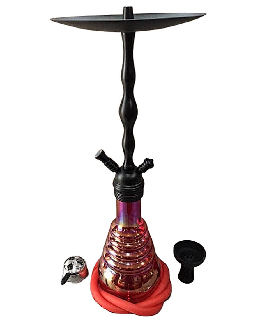 Кальян большой на 1 трубку Amy2 72 см Черно-красный (351127)