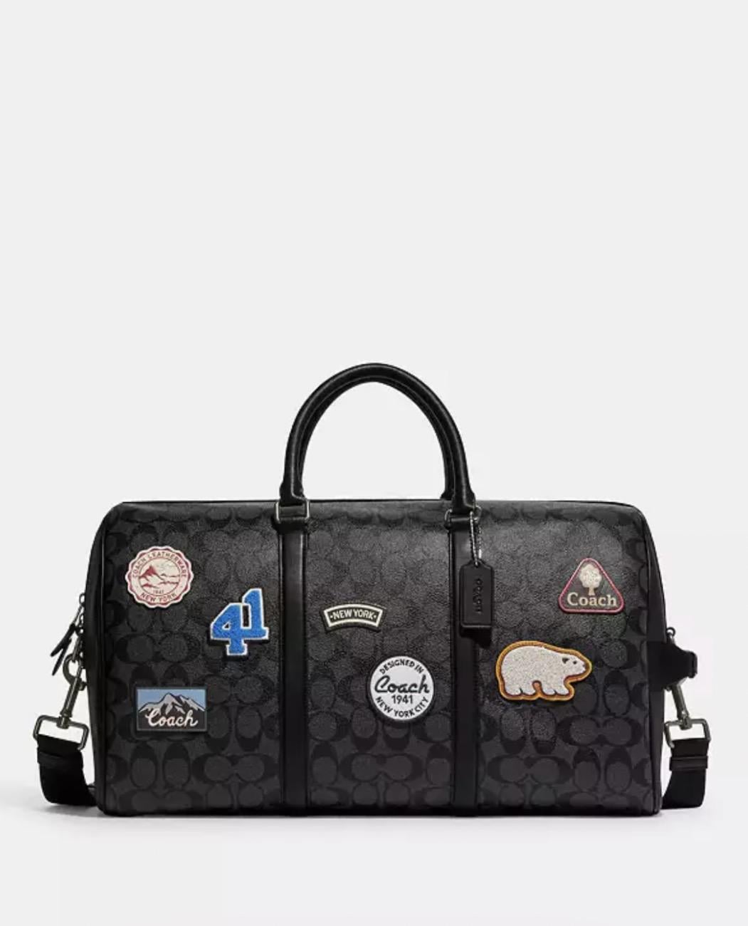 Сумка чоловіча Coach VENTURER BAG IN SIGNATURE CANVAS WITH SKI PATCHES CE553 (78333100)