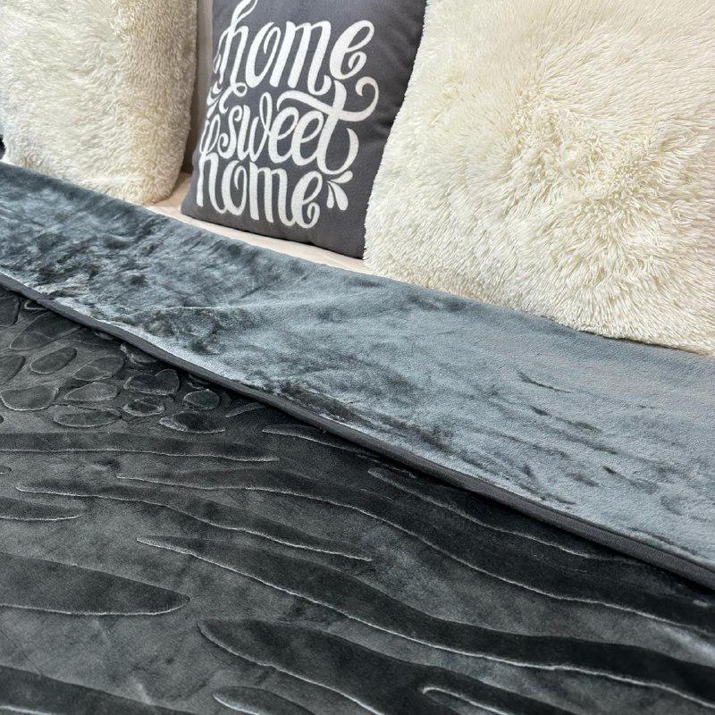 Покривало на ліжко акрилове 200x230 см Графітовий (28857520) - фото 7 Покривало на ліжко акрилове 200x230 см Графітовий (28857520) - фото 7