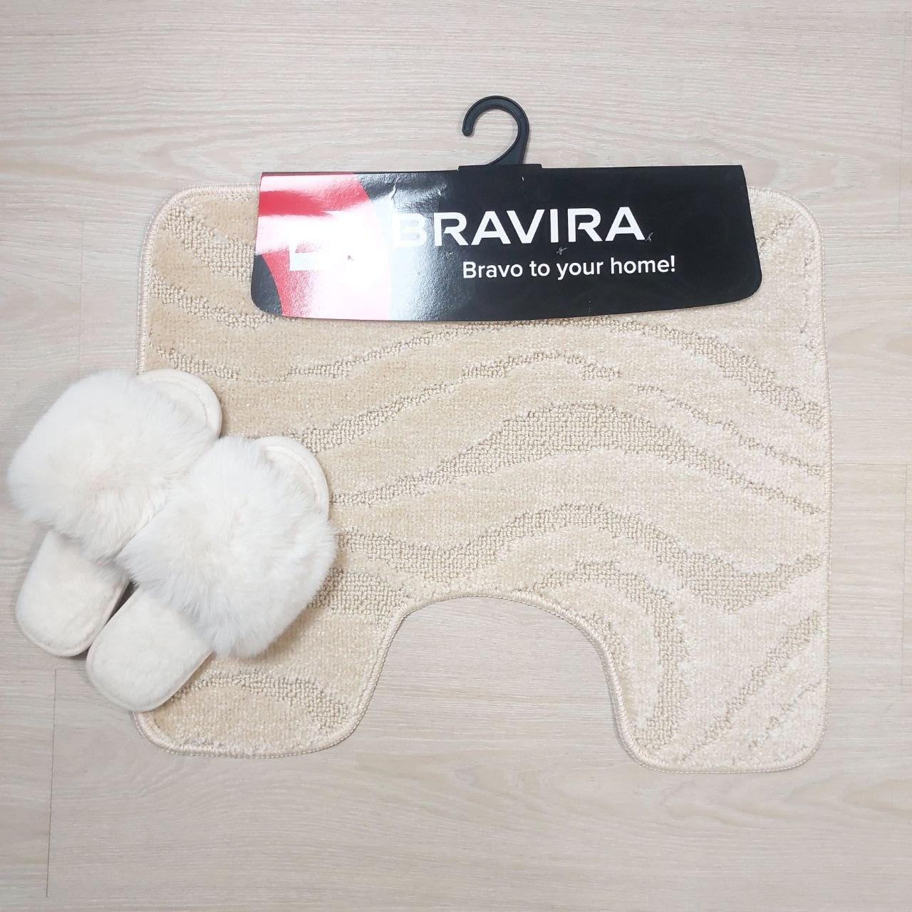 Килимок під унітаз Bravira Classik 50х60 см CLT202018 (153-Beige)