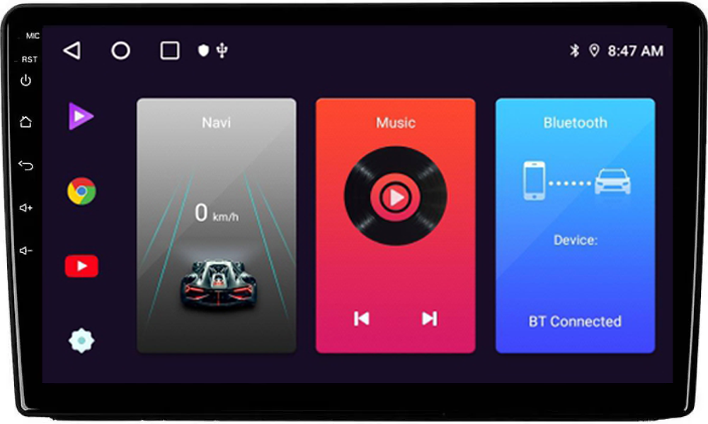 Штатна магнітола Sigma F10216 2+32 Gb Nissan X-Trail 2004-2007 10"