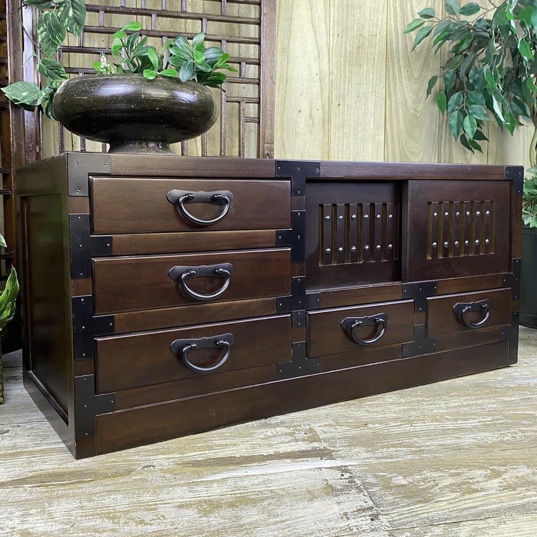 Комод тансу з дерева Геніста Капучино (КТУ-006809)