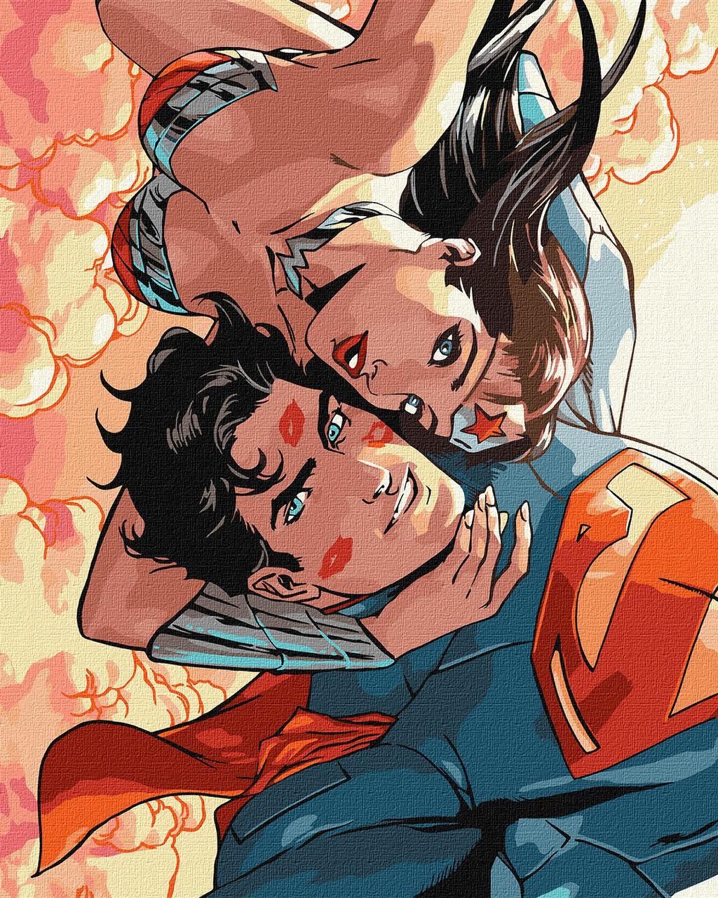 Картина по номерам Ideyka Wonder Woman Объятия 40х50 см (2934939897)