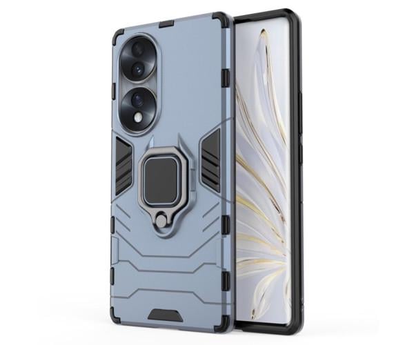 Чехол накладка Ricco Black Panther Armor для Huawei Honor 70 Синий