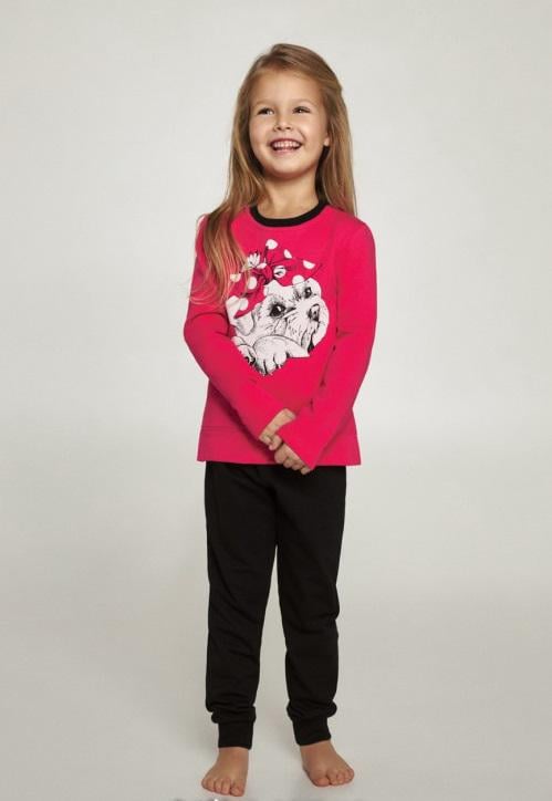 Пижама детская Ellen Adele gnp 083/001 128 см Черно-розовый