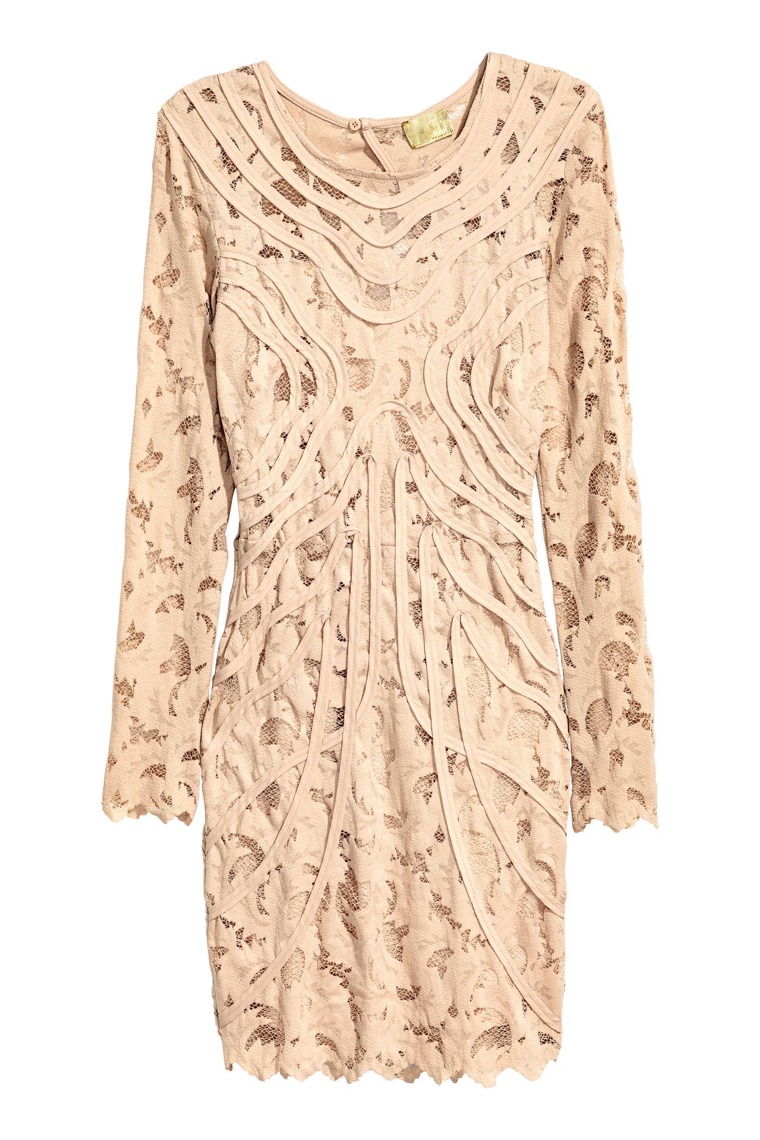 Платье кружевное р. 42 Светло-бежевый (5104455dlog)