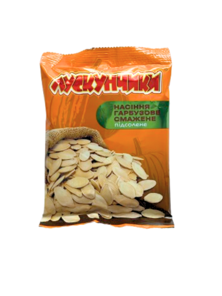 Насіння гарбузове смажене Лускунчики 50 г (35435603)