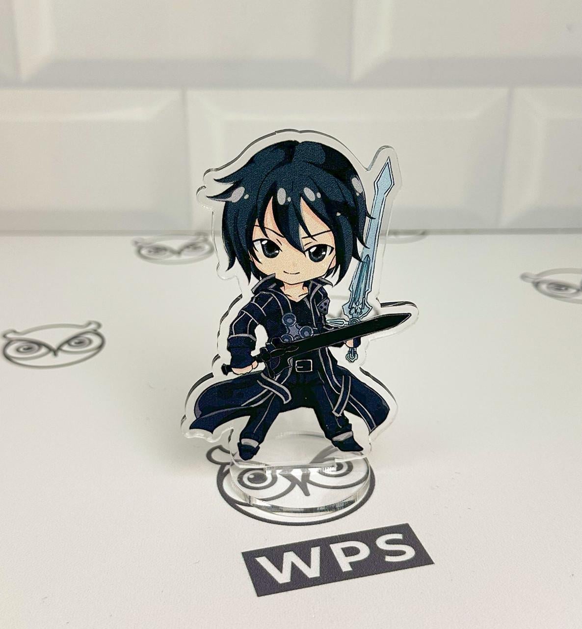 Фигурка коллекционная акриловая Аниме Chibi Sword Art Online SAO Кирито 10 см (2131550374)