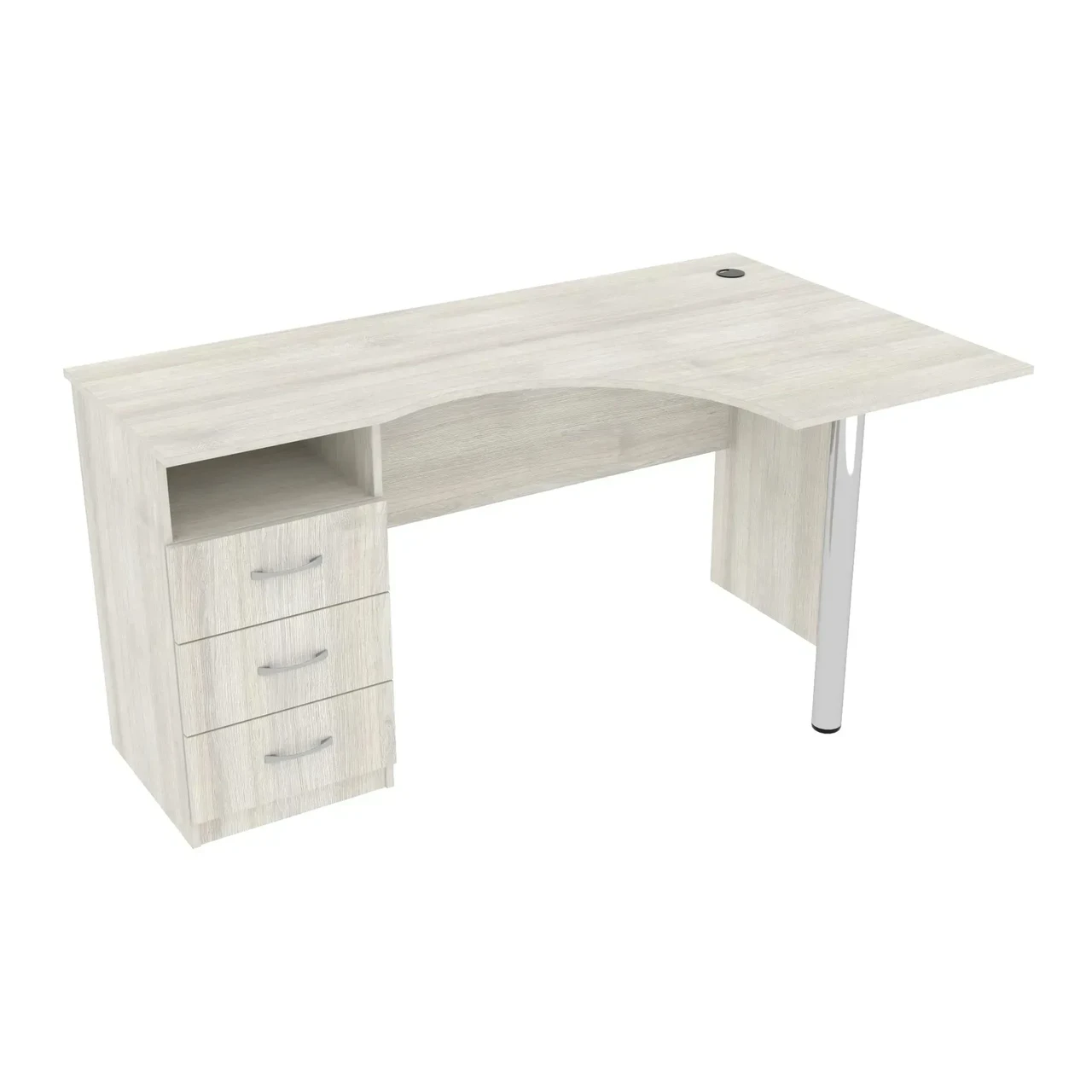 Стол компьютерный угловой Kontinent ОСК-2 150х90х76 см Дуб Шамони Светлый (84919756)