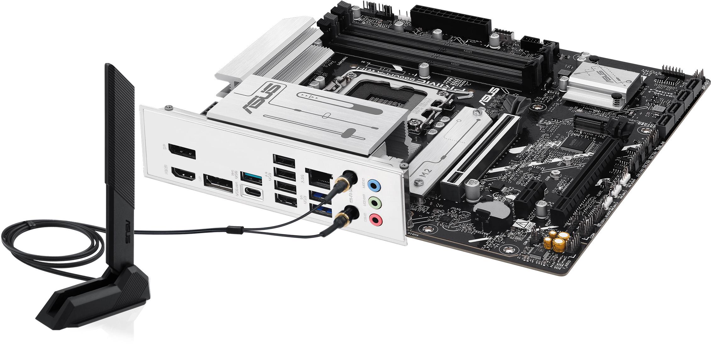 Материнская плата ASUS Intel B860 Socket 1851 MicroATX DDR5 PCIe 5.0 (PRIME B860M-A WIFI) - фото 4