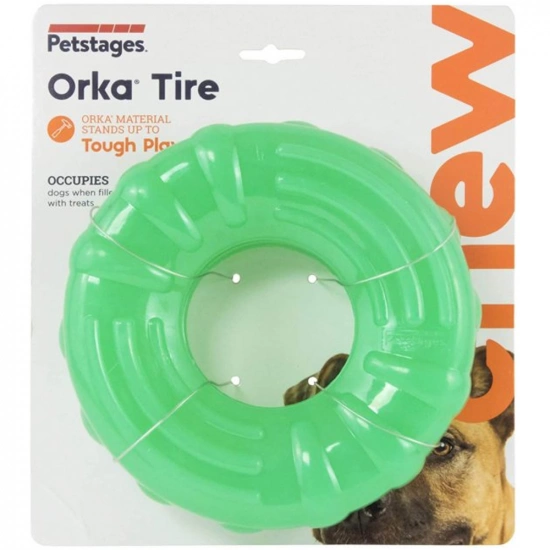 Игрушка для собак Petstages Орка колесо Зеленый (96673)