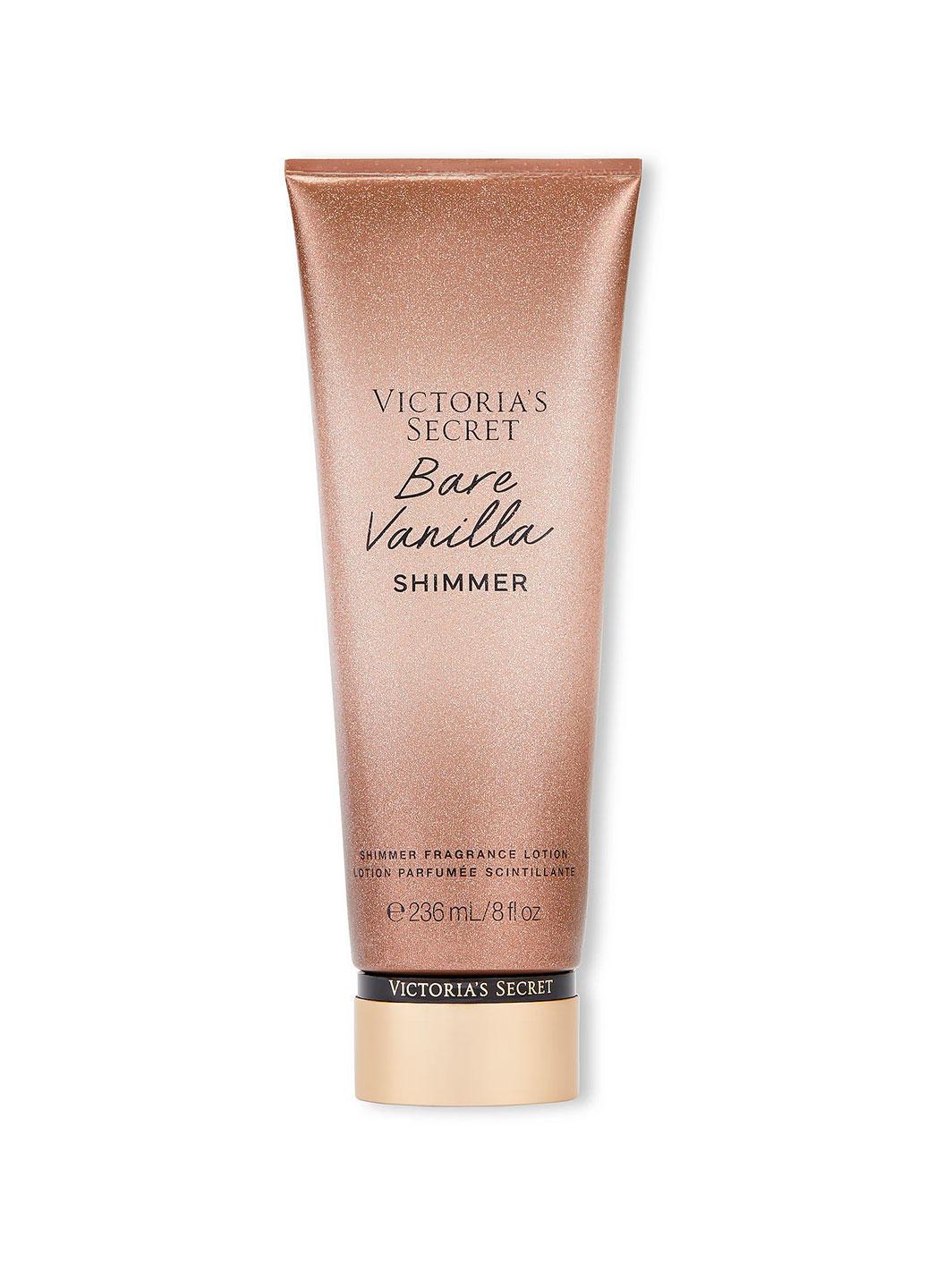 Лосьйон для тіла з шиммером Victoria's Secret Bare Vanilla Shimmer 236 мл Бежевий (00795861QA8OS)