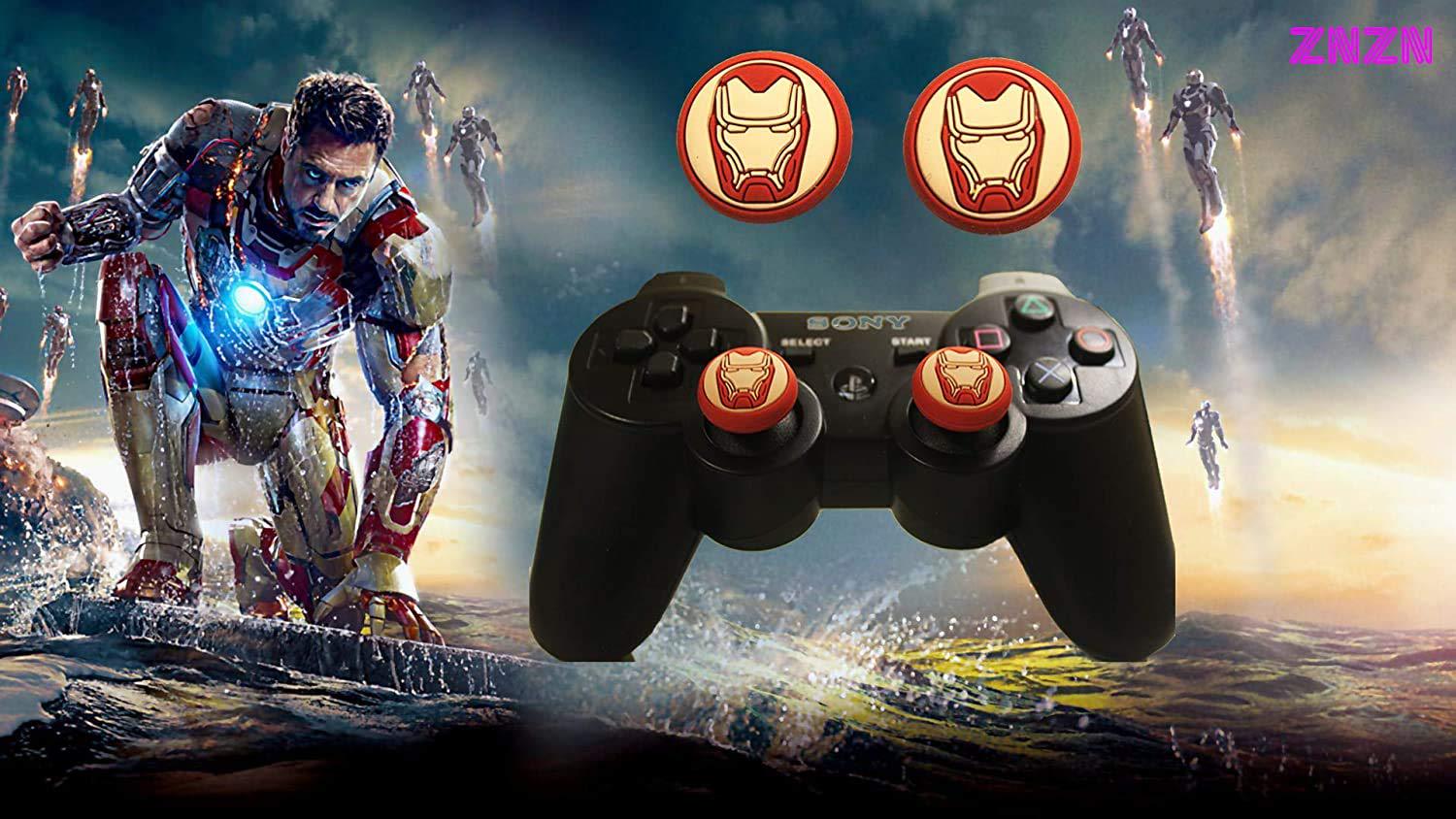 Накладки для джойстика Playstation PS3/PS4/PS5/Xbox силиконовые 2 шт. Ironman - фото 5 Накладки для джойстика Playstation PS3/PS4/PS5/Xbox силиконовые 2 шт. Ironman - фото 5