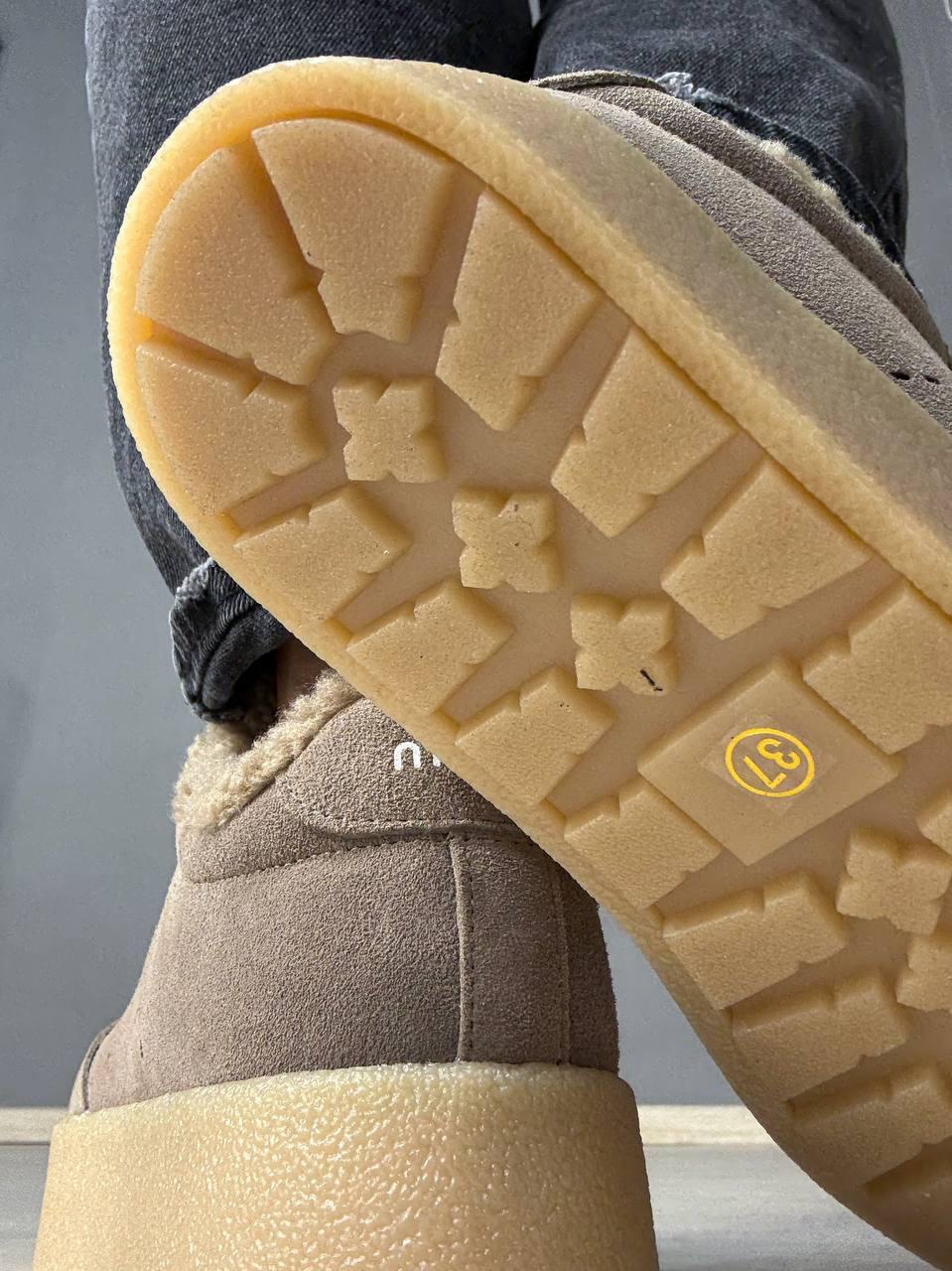 Кеди жіночі Hengji 633-5 утеплені замшеві на хутрі р. 38 Бежевий (5388) - фото 8 Кеди жіночі Hengji 633-5 утеплені замшеві на хутрі р. 38 Бежевий (5388) - фото 8