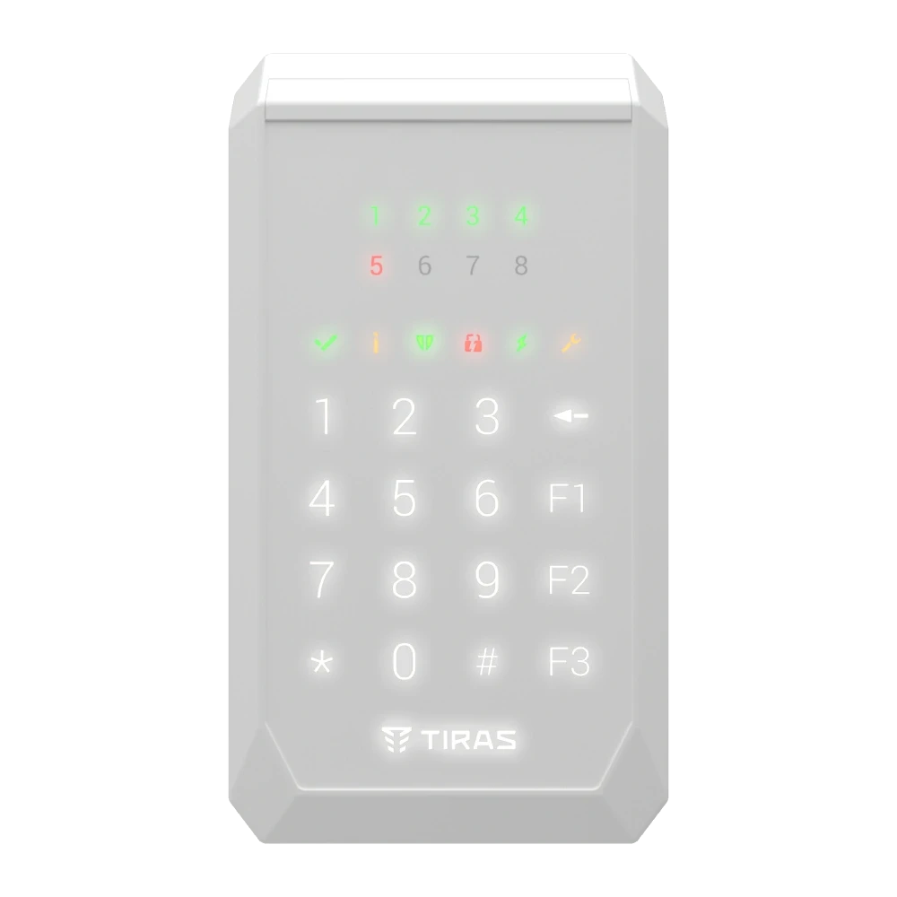 Клавіатура Tiras K-PAD8 White (2982506436)