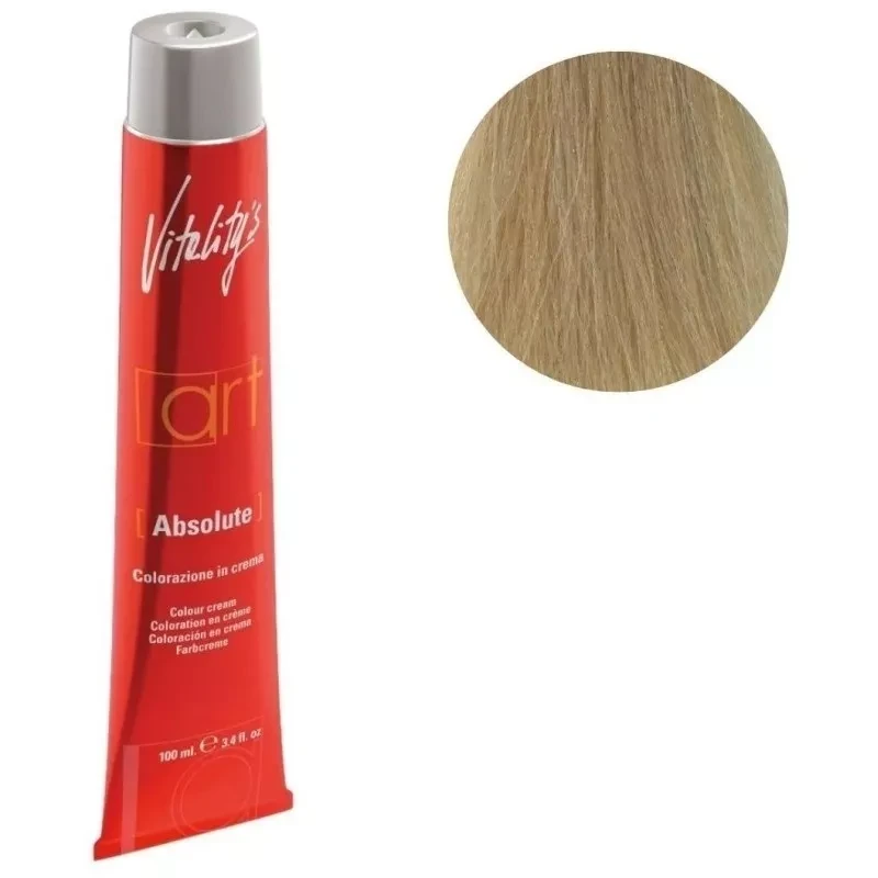 Крем-краска для волос с масляным коктейлем Vitality’s Art Absolute Hair Color Cream 101 Пепельный ультра блонд 100 мл