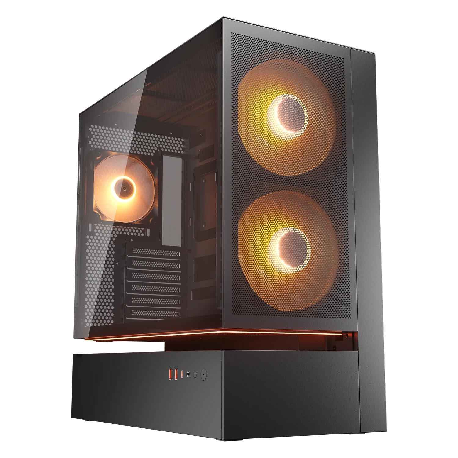 Корпус для ПК Cougar CFV235 Mesh Midi-Tower PSU ATX/MicroATX/Mini-ITX/CEB ARGB Black (35226899)