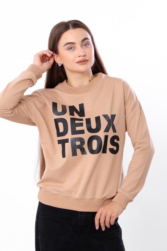 Світшот жіночий Носи Своє р. 52 Капучино (8175-057-33) - фото 3 Світшот жіночий Носи Своє р. 52 Капучино (8175-057-33) - фото 3