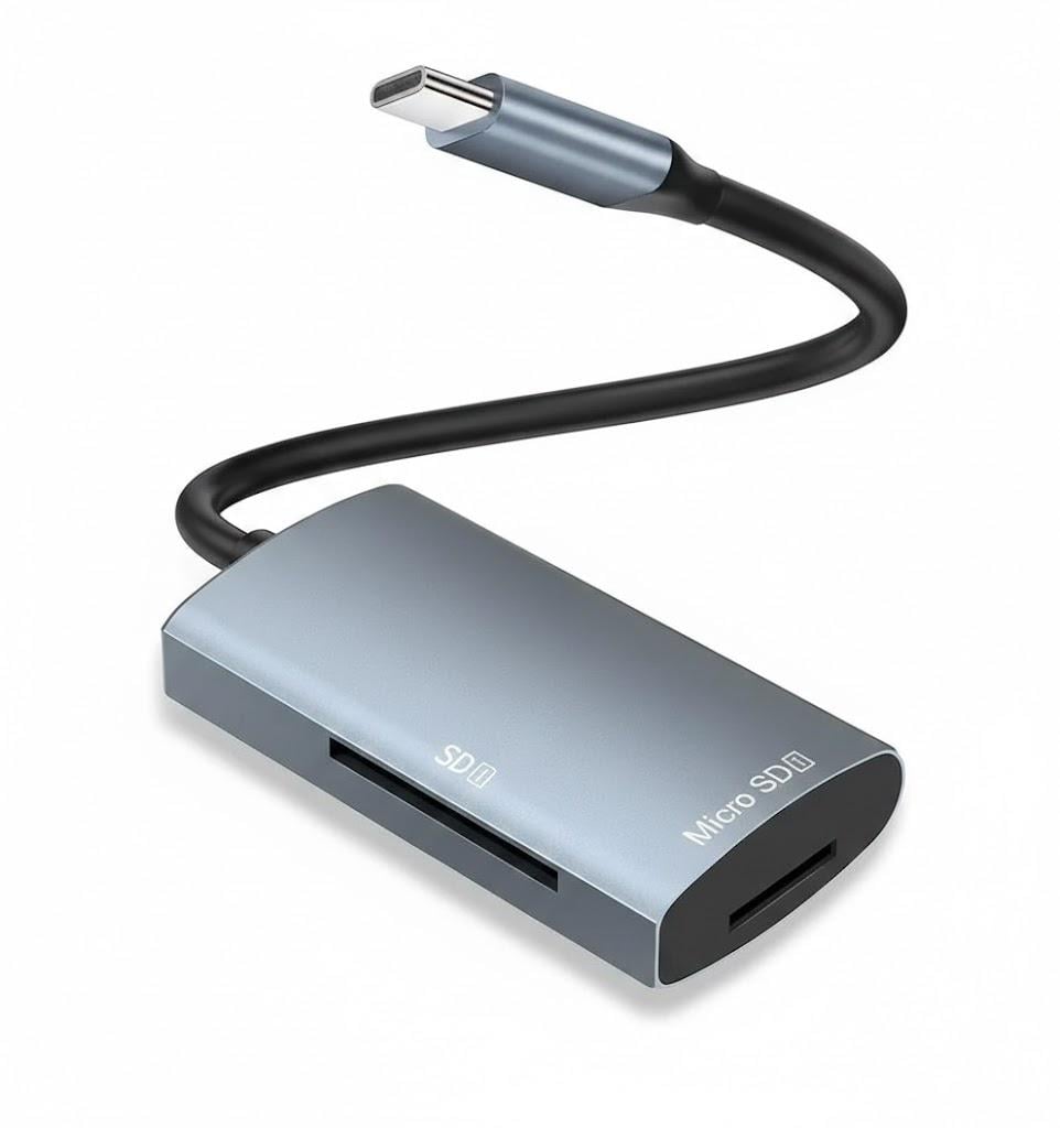 Кардрідер USB Type-C 3.0 Vanja для SD та MicroSD карт (31563157) Кардрідер USB Type-C 3.0 Vanja для SD та MicroSD карт (31563157)