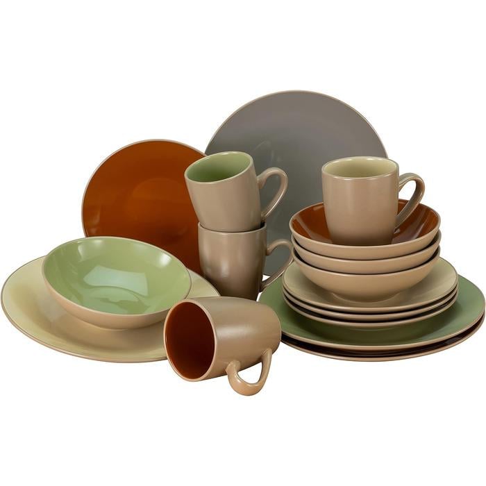 Столовий сервіз Creatable Urban Jungle на 4 персони 16 пр. (33494191)
