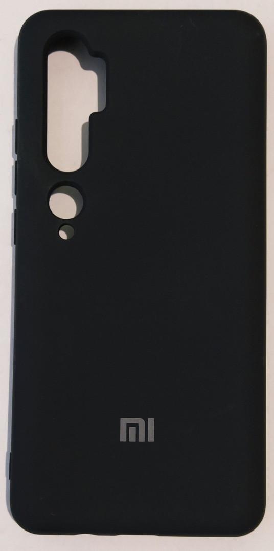 Силікон Silicone Case Xiaomi MI NOTE 10/MI CC9 PRO BLACK