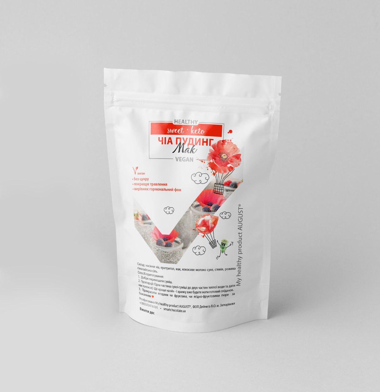 Пудинг чиа-мак SWEET KETO My healthy product August 200 г