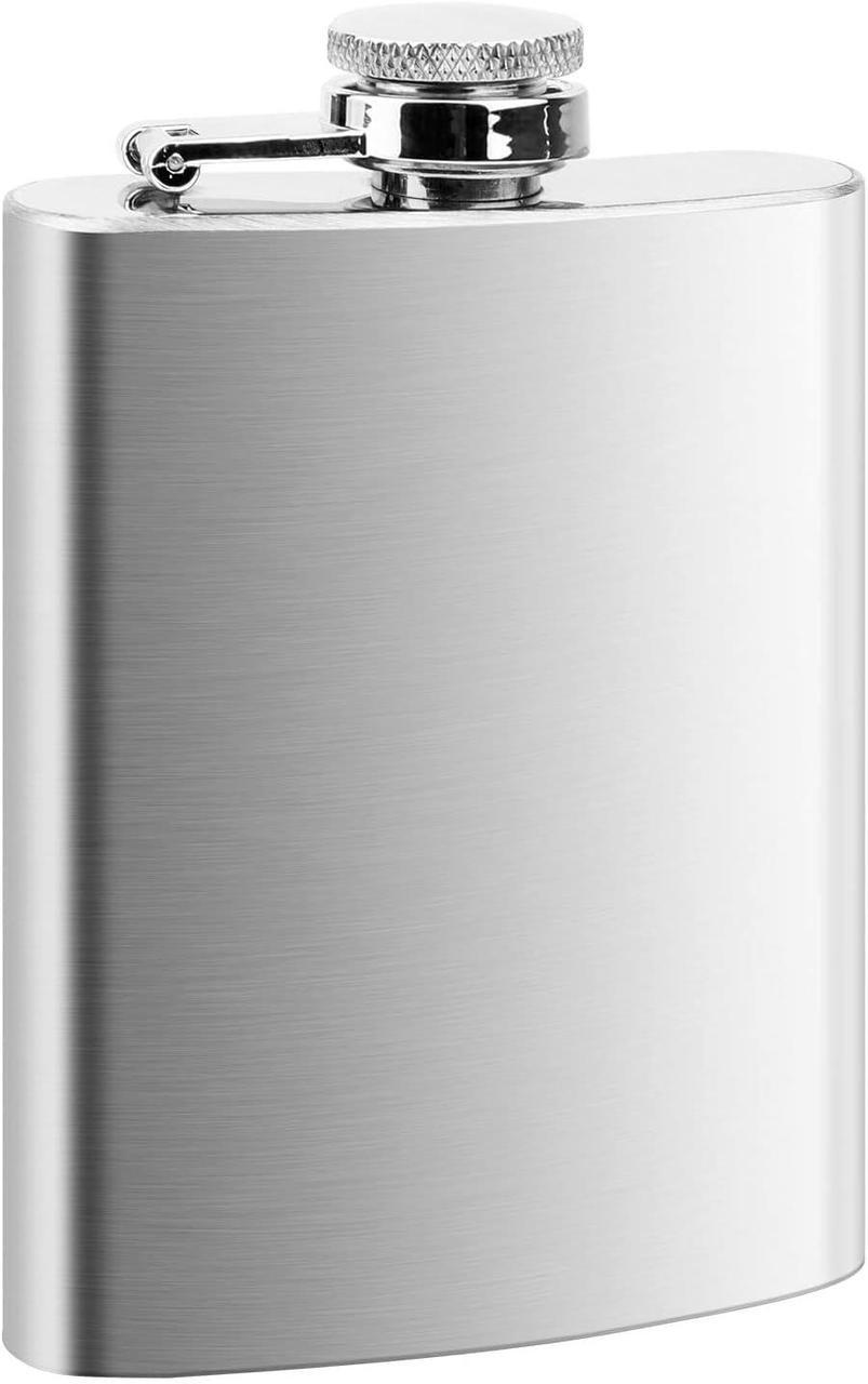 Фляга нержавіюча сталь 280 мл Сірий (Е051570) - фото 3 Фляга нержавіюча сталь 280 мл Сірий (Е051570) - фото 3