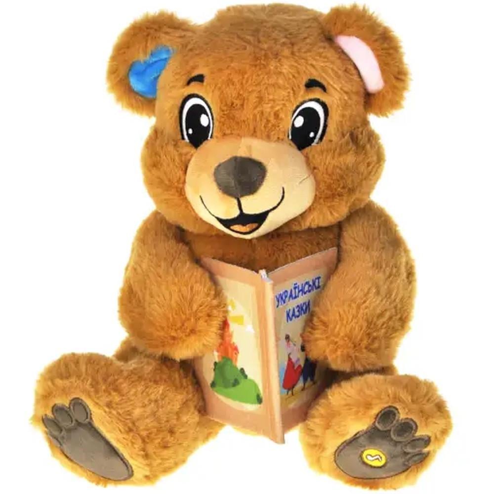 Інтерактивна іграшка ведмедик-казкар Тимко 10 українських казок/музичний на батарейках 26 см від 3 років (3021015151)