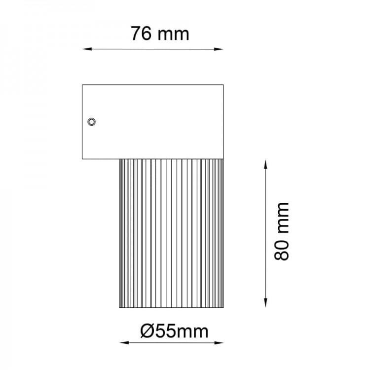Светильник накладной Ardero DH0148ARD KAMO архитектурный под лампу Черный (30652446) - фото 3 Светильник накладной Ardero DH0148ARD KAMO архитектурный под лампу Черный (30652446) - фото 3