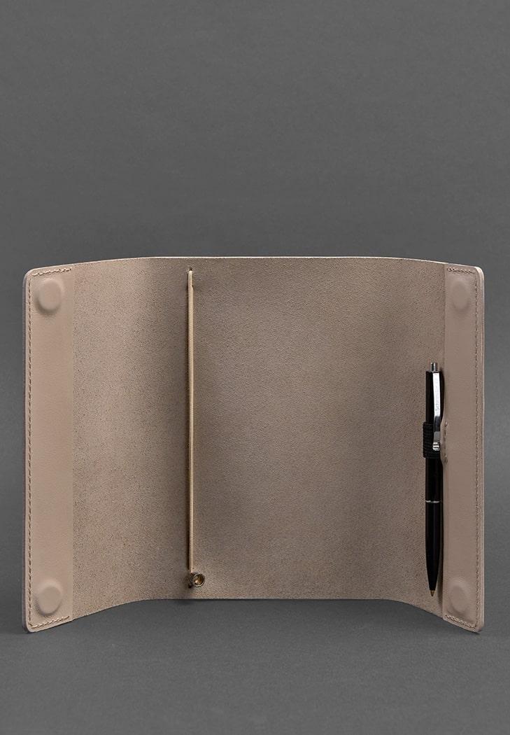 Блокнот кожаный Софт-бук 7.0 Краст Светло-бежевый (A-027524) - фото 3 Блокнот кожаный Софт-бук 7.0 Краст Светло-бежевый (A-027524) - фото 3