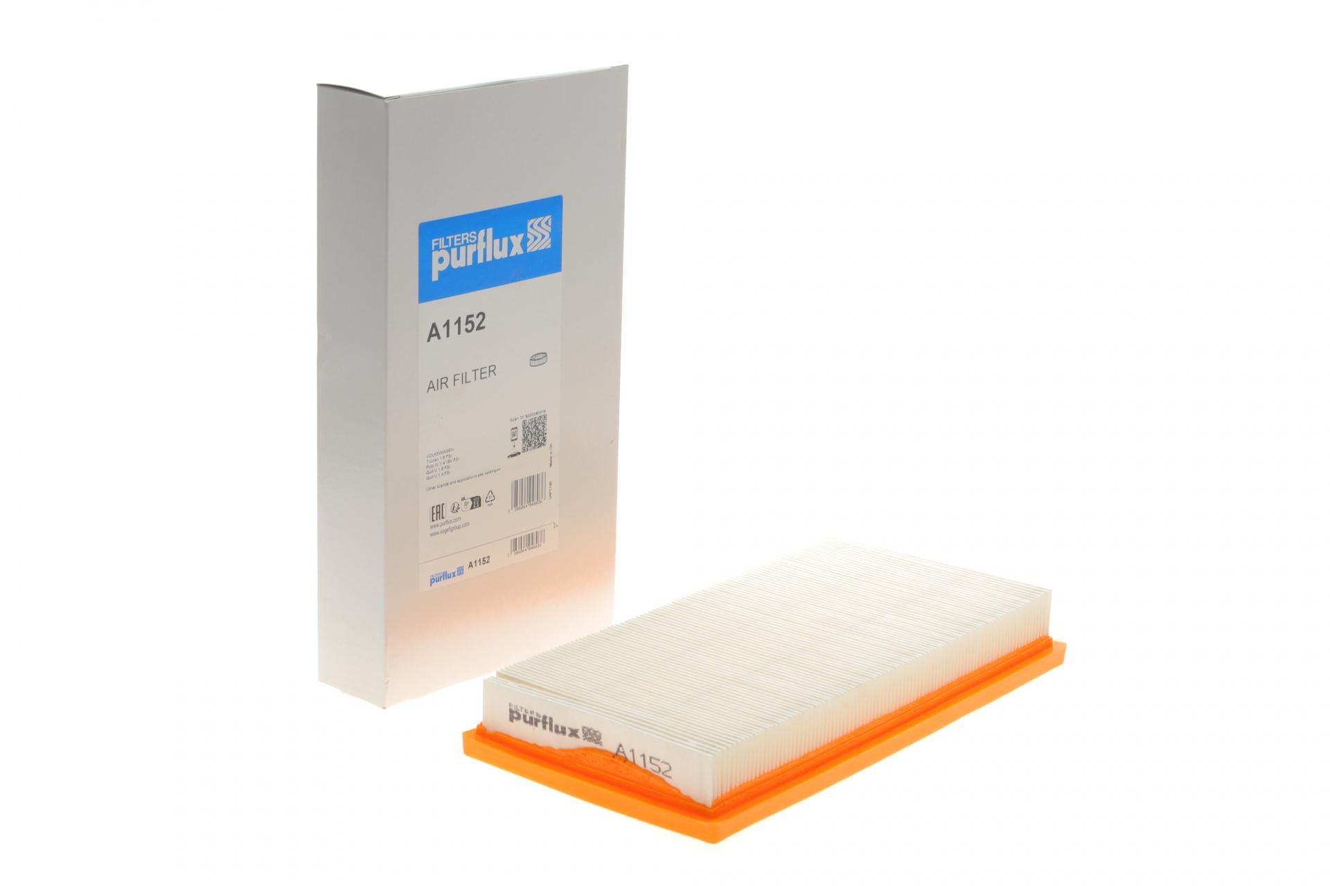 Фильтр воздушный PURFLUX для VW Golf V/Polo IV 1,4FSI/Touran1,6FSI 03-07- (A1152)