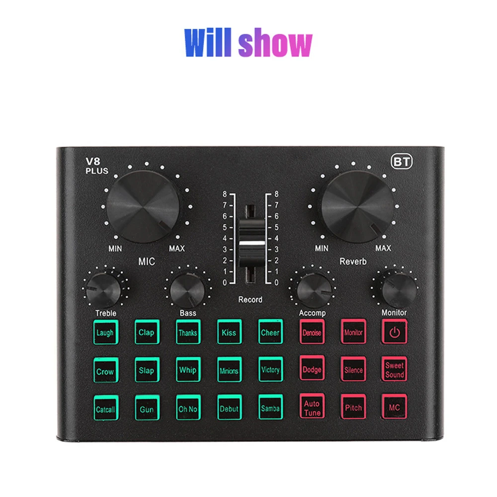 Студийный вокальный комплект V8Plus микрофон с держателем/ветрозащита/звуковая карта - фото 9 Студийный вокальный комплект V8Plus микрофон с держателем/ветрозащита/звуковая карта - фото 9