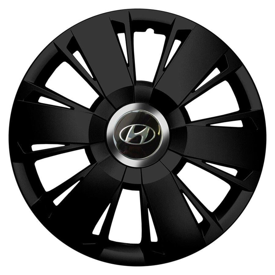 Комплект колпаков JAWOPLAST Sportivo R14 для Hyundai 4 шт. Black (28434555)