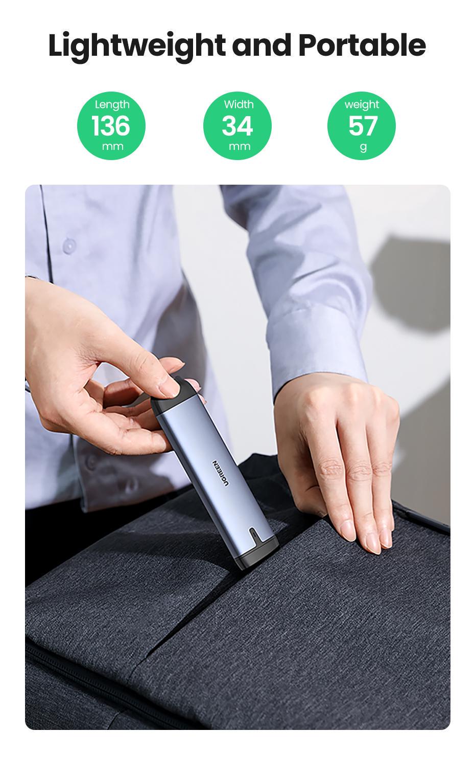 Корпус UGREEN для M.2 NVME SSD PCI-e дисков 10 Гбит/с Type-C/USB Порты M и B&M 2242/2280 Серый (70532) - фото 20 Корпус UGREEN для M.2 NVME SSD PCI-e дисков 10 Гбит/с Type-C/USB Порты M и B&M 2242/2280 Серый (70532) - фото 20