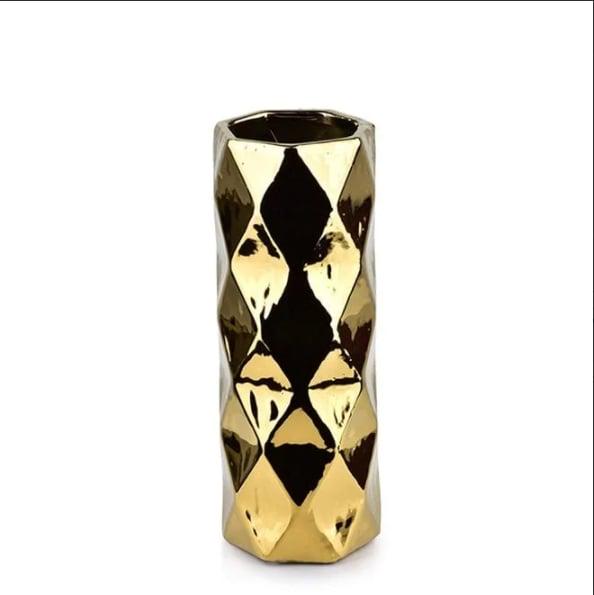 Ваза керамическая Flora Basile Gold (30301)