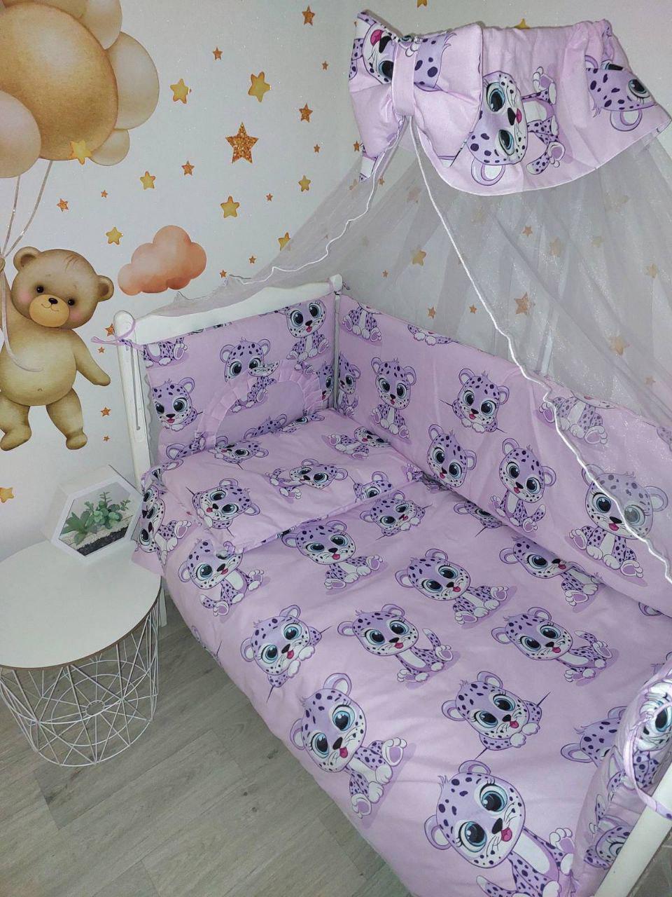 Комплект детского постельного белья Тигриня Сиреневый (18805038)